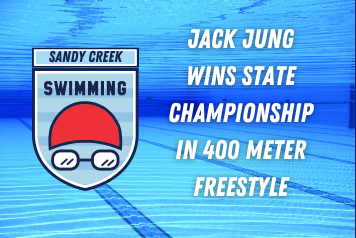  JACK JUNG WINS STATE CHAMPIONSHIP IN 400 METER FREESTYLE